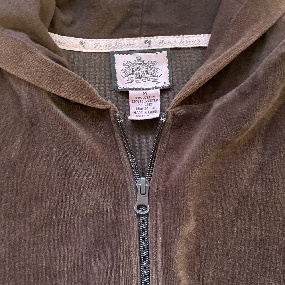 velour jacket!